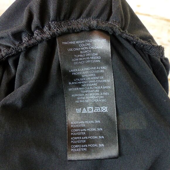 Pilcro Anthropologie One Shoulder Top Womens XL Gray Ruched Side Modal Blend - Picture 11 of 12